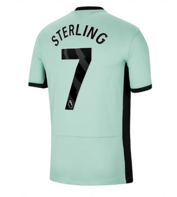 Chelsea Raheem Sterling #7 Tredje trøje 2023-24 Kort ærmer
